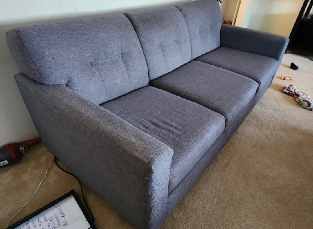 Thick Grey Sofa - photo 2