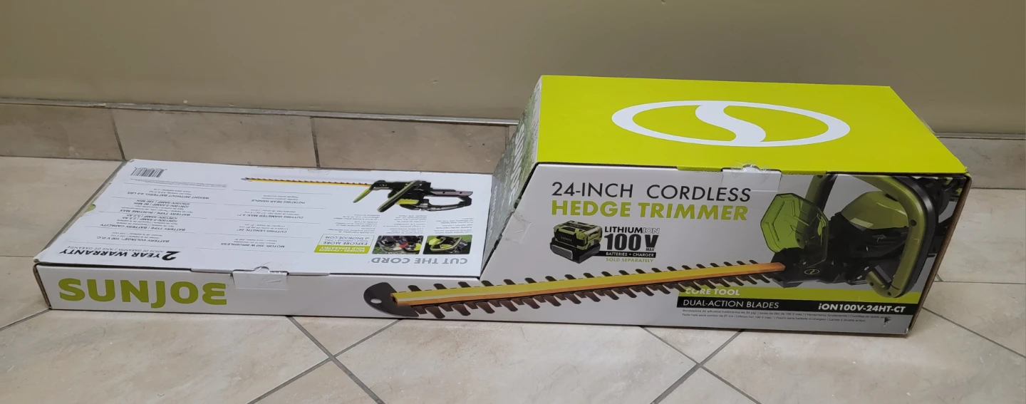 Cordless Hedge Trimmer Tool Only – Sun Joe iON100V-24HT-CT 24″ - photo 3