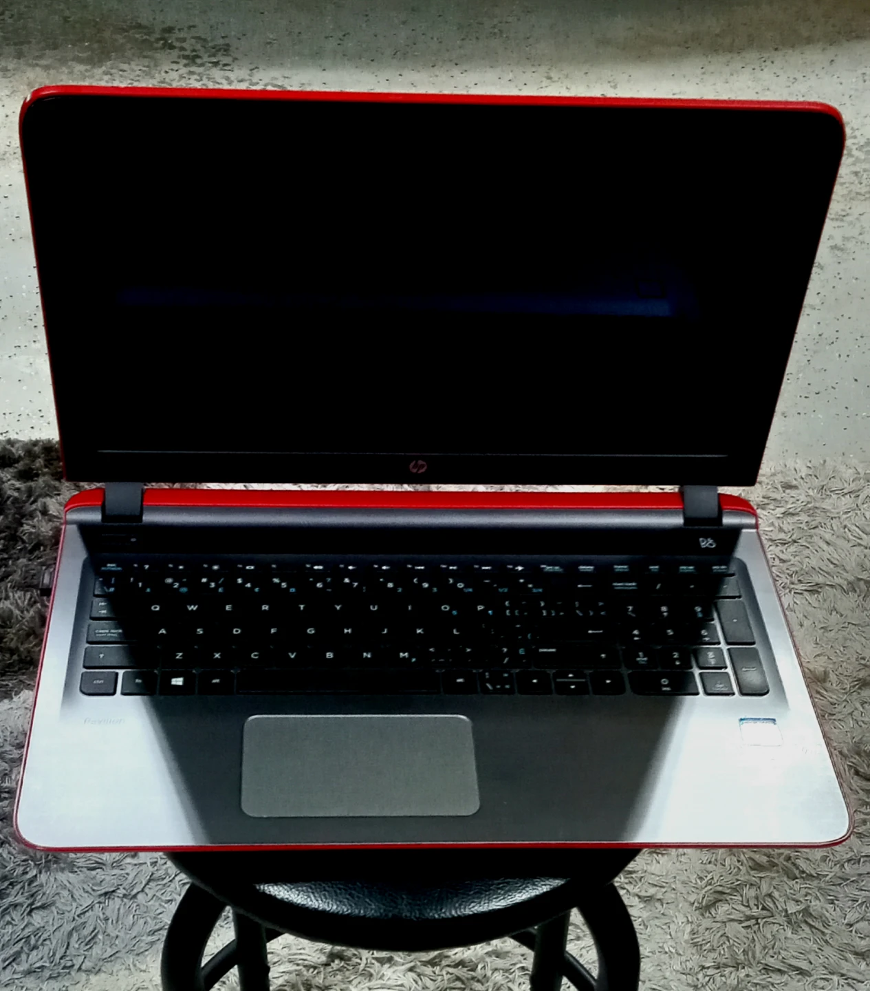 HP Pavilion Red Laptop