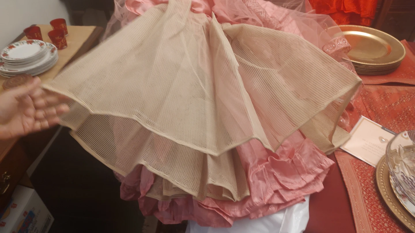 Pink Tulle netting can can - photo 2