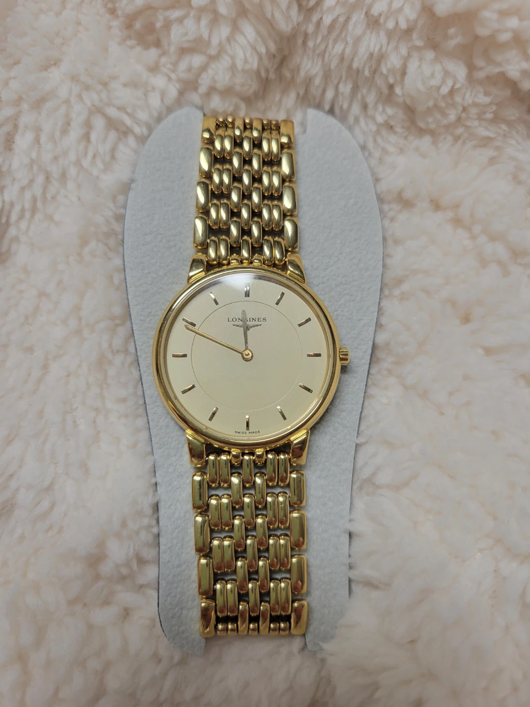 Longines Gold Tone Stainless Steel Watch