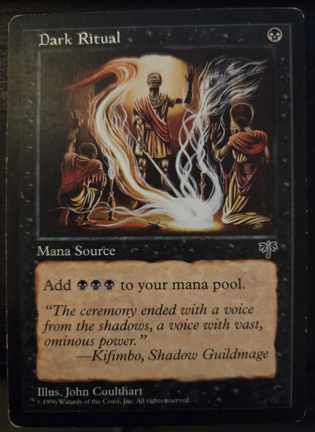 Dark Ritual Magic the Gathering Card