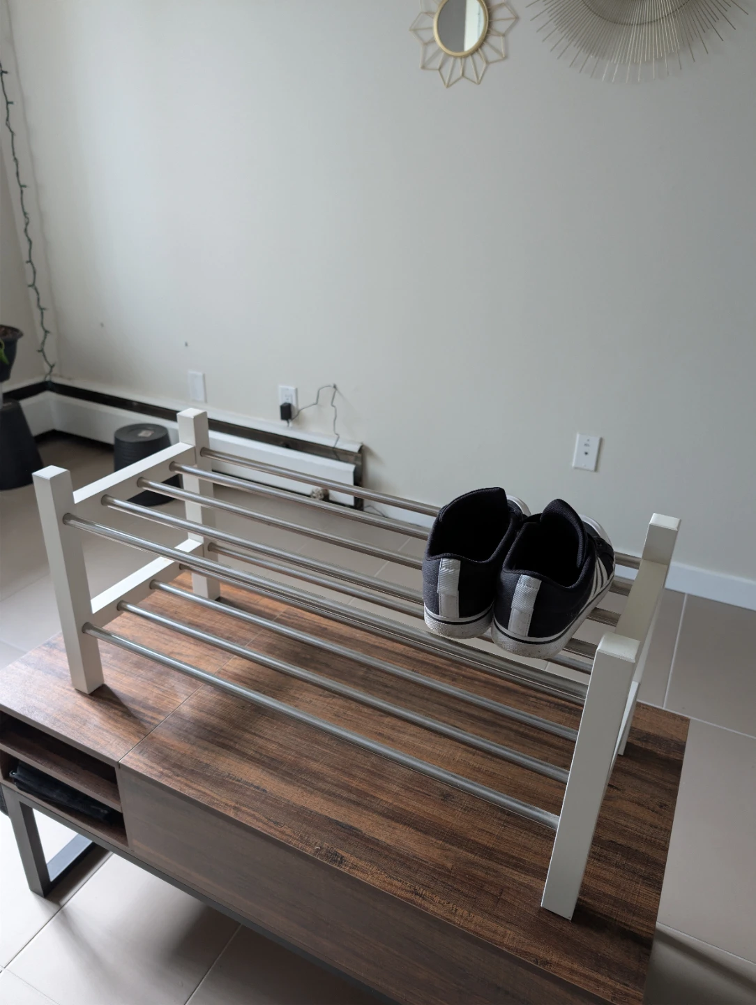 White 4-Tier Shoe Rack - photo 3