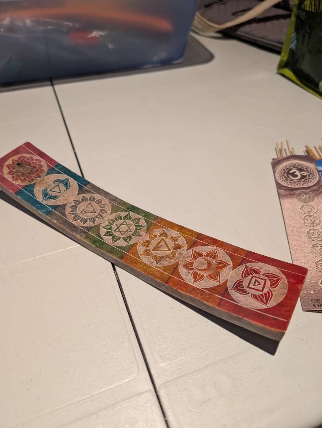 Chakra Incense Burner with Incense Sticks - photo 2