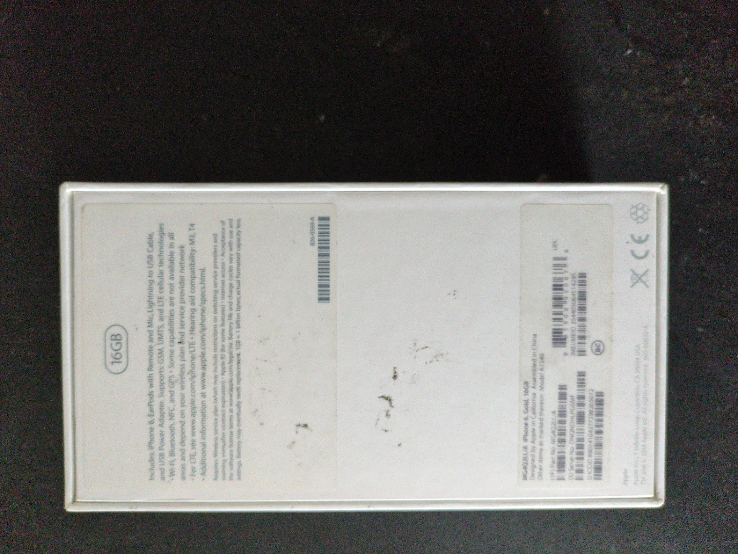 EMPTY BOX ONLY - Apple iPhone 6 16GB Gold - photo 3