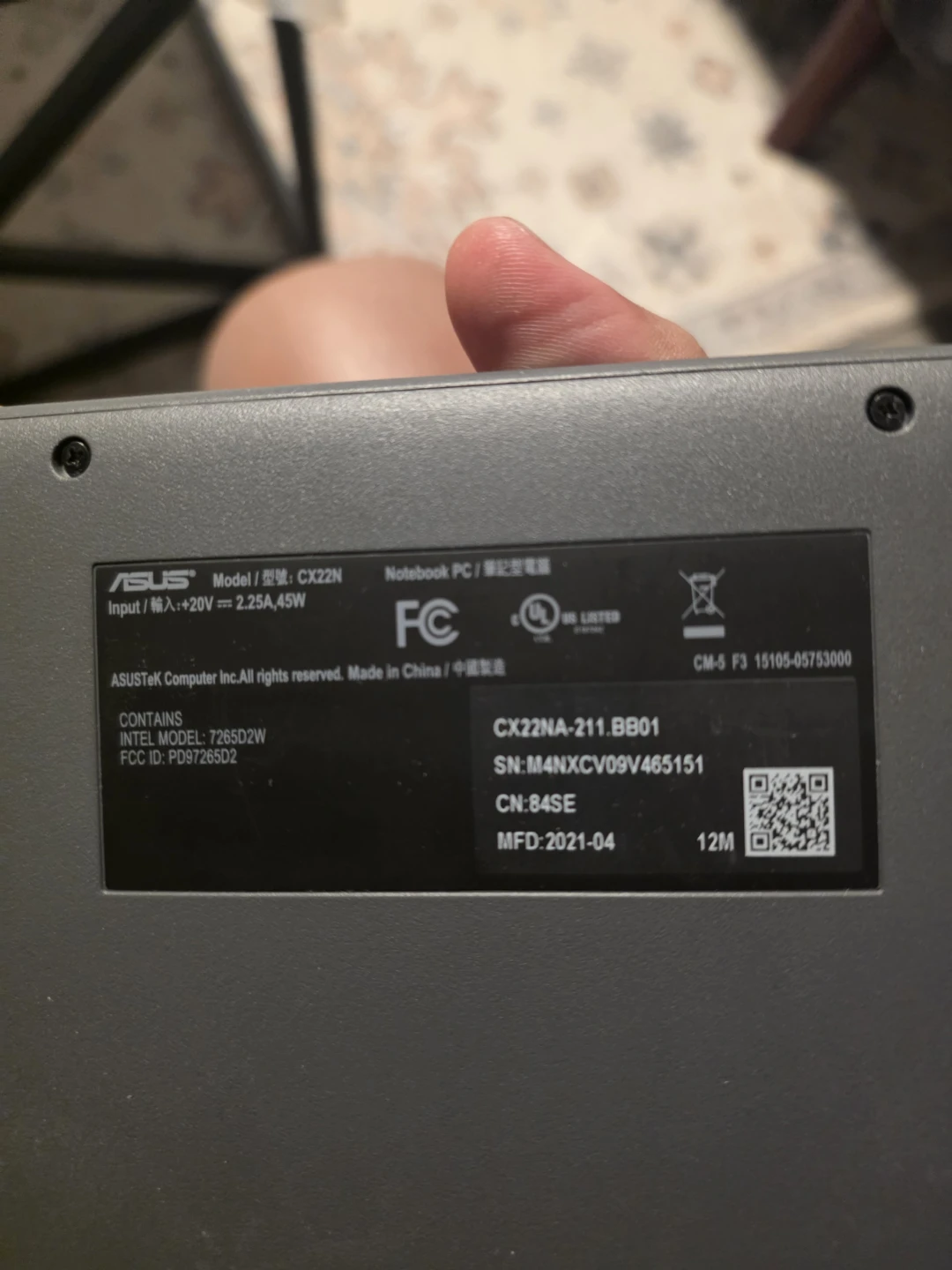 ASUS Chromebook CX22N - photo 5