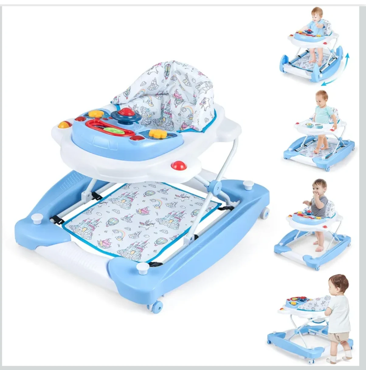6-in-1 Baby Walker and Jumper Activity Center🥕