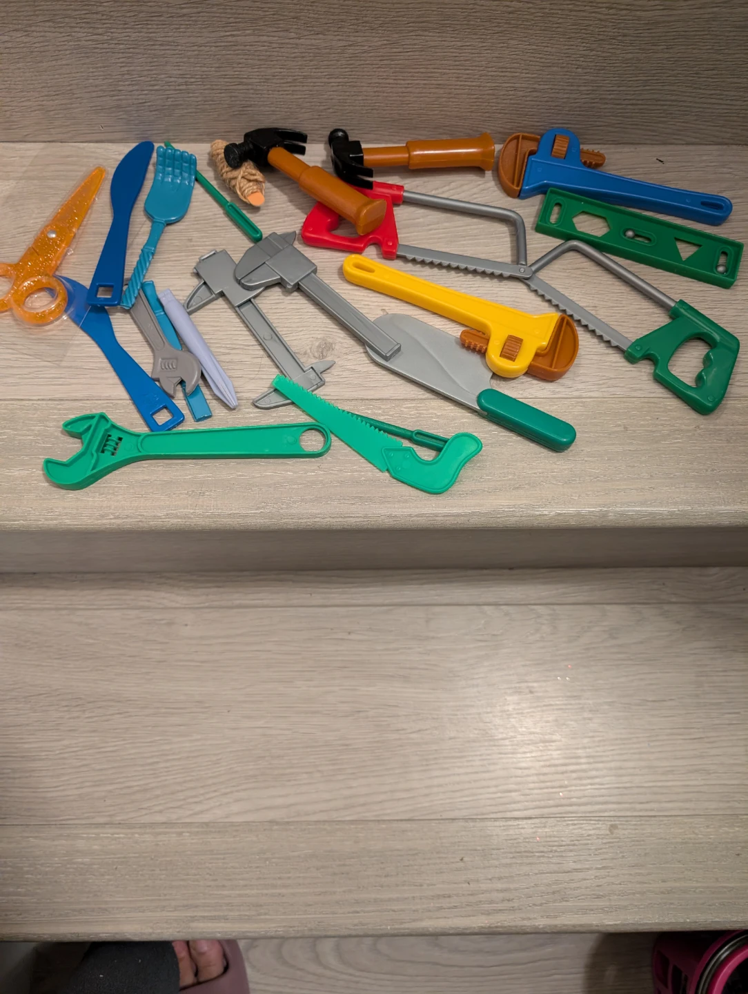 Assorted Plastic Toy Tools