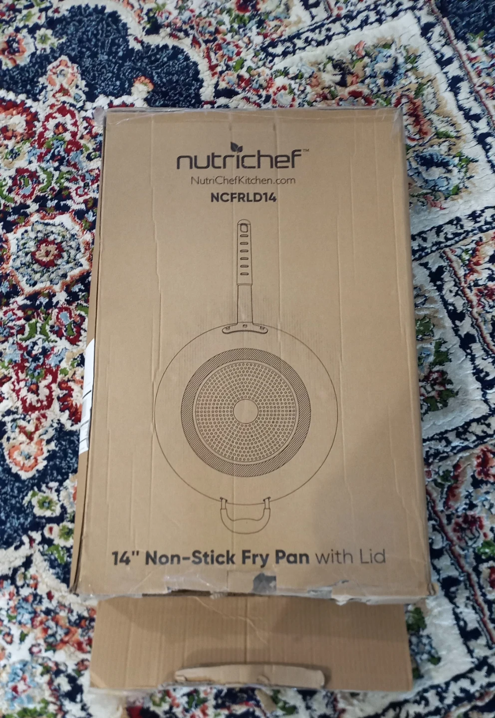 NutriChef 14" Non-Stick Fry Pan with Lid - photo 5