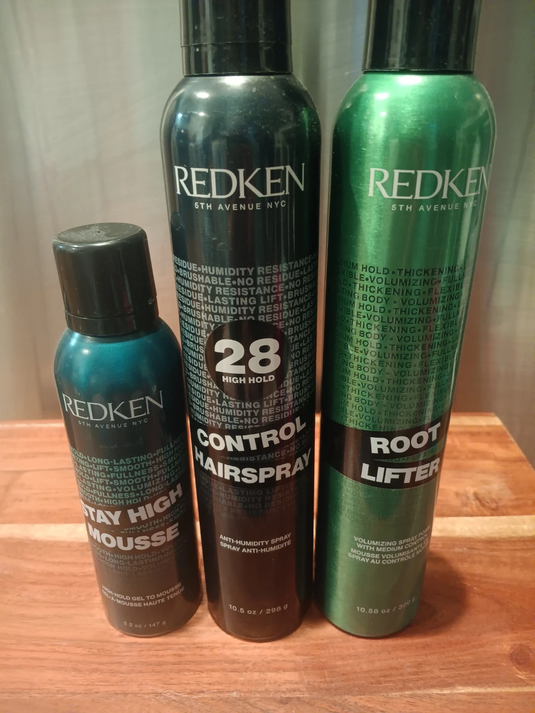Redken Hair Mousse, Hairspray, and Root Lifter Set