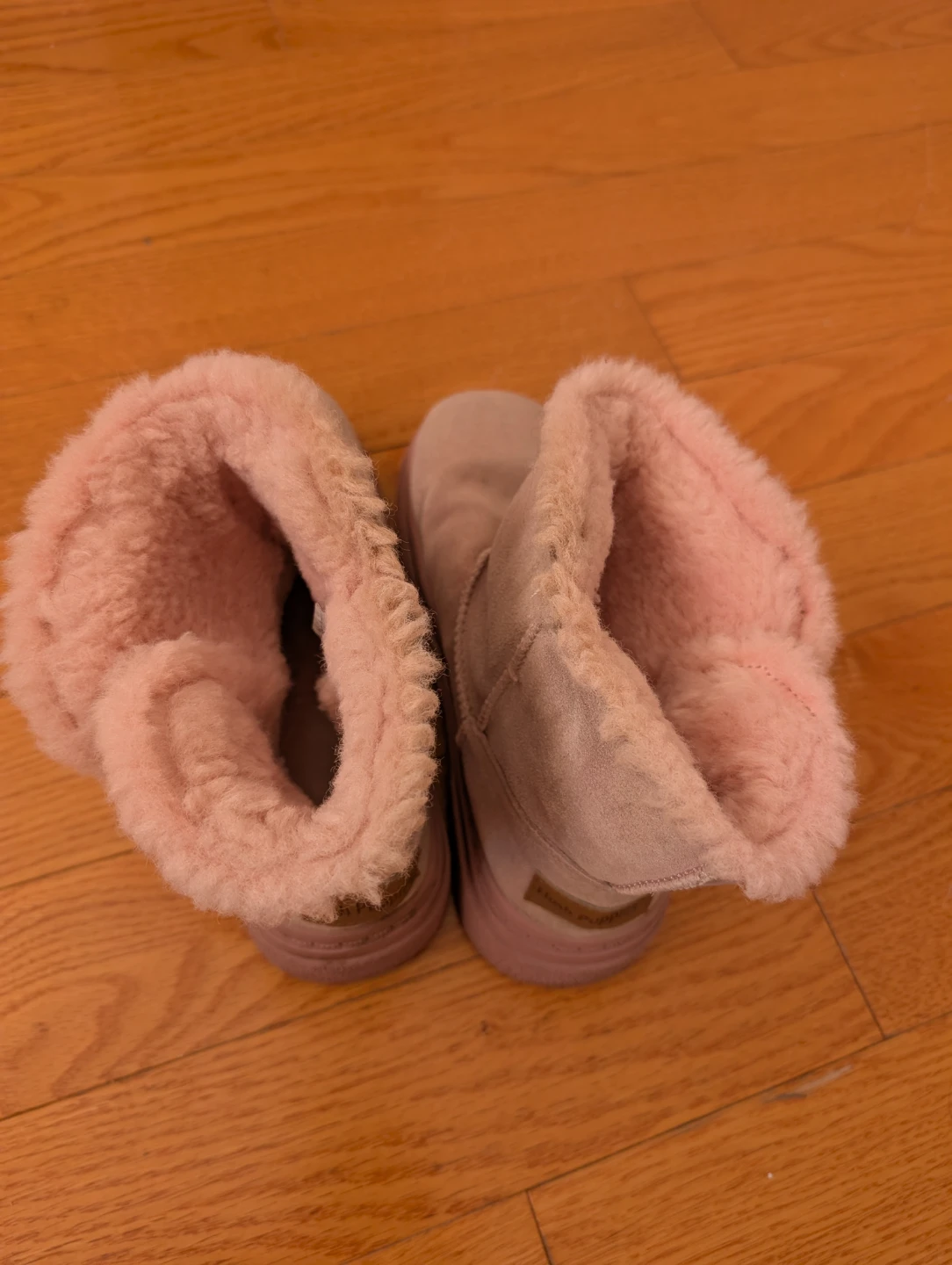 Hush Puppies Pink Suede Fur Lined Boots  Size 35🏆 - photo 3
