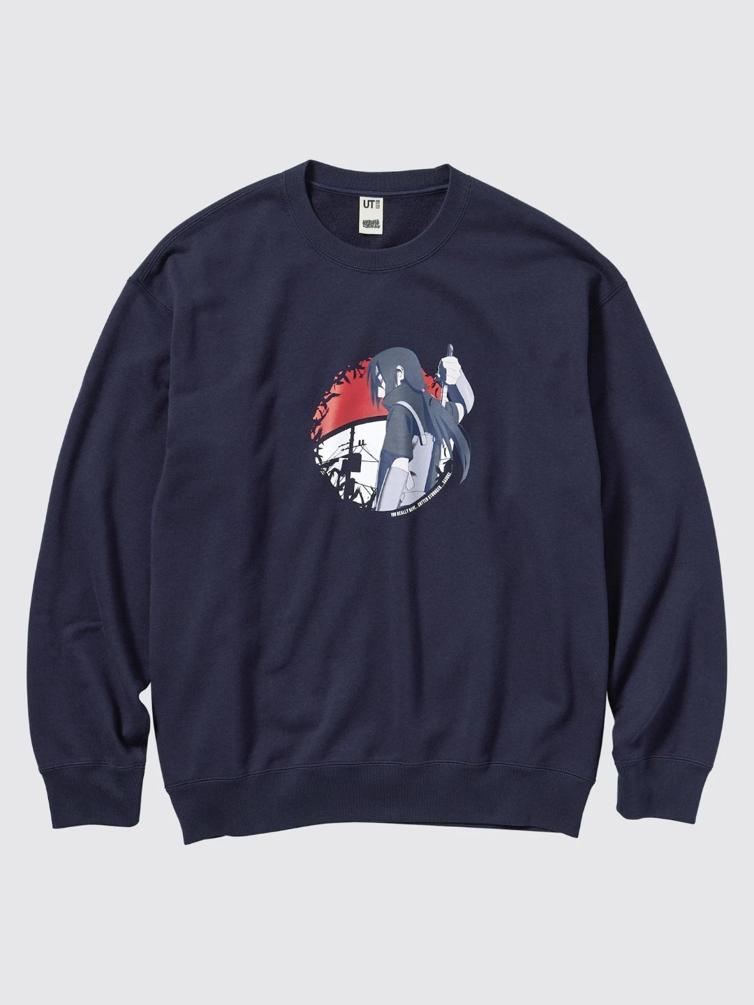 Naruto Shippuden Itachi Uchiha Graphic Crewneck Sweatshirt