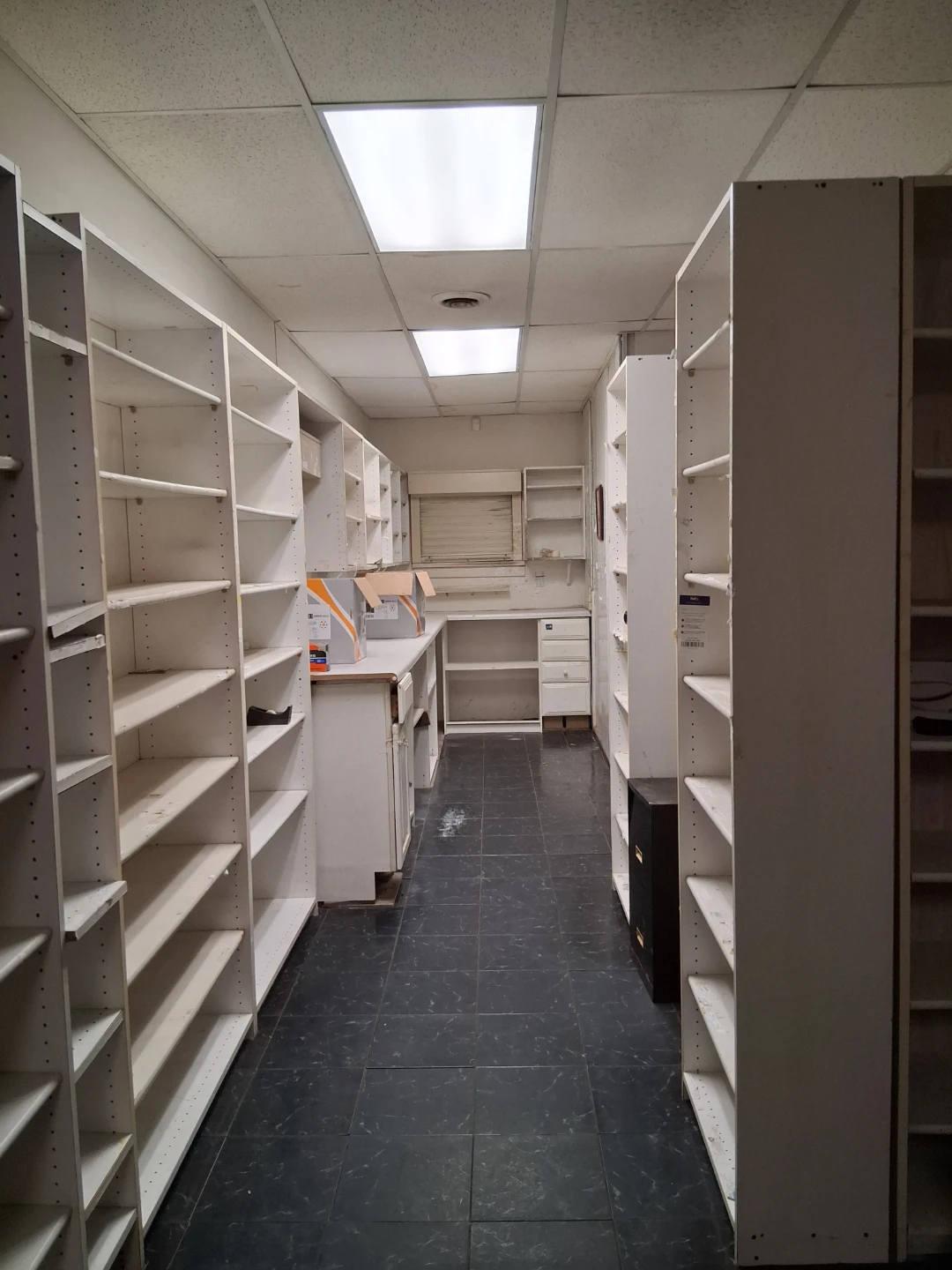 White Retail Display Shelving Units