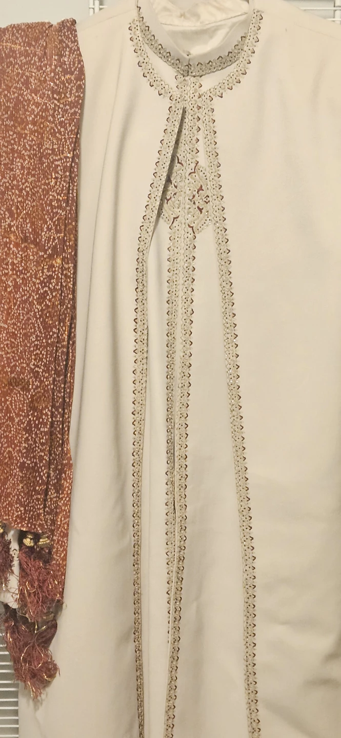 Men's Sherwani with Scarf - photo 3