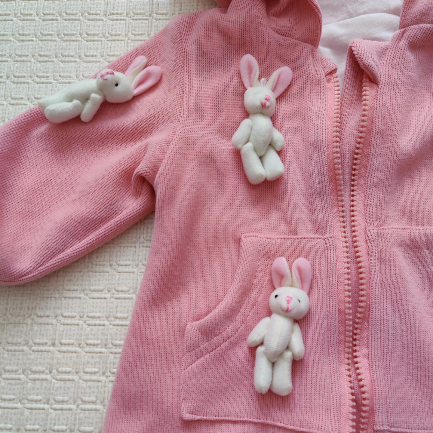 🌸 Pink Bunny Romper - Perfect for Easter! 🐰 - photo 3