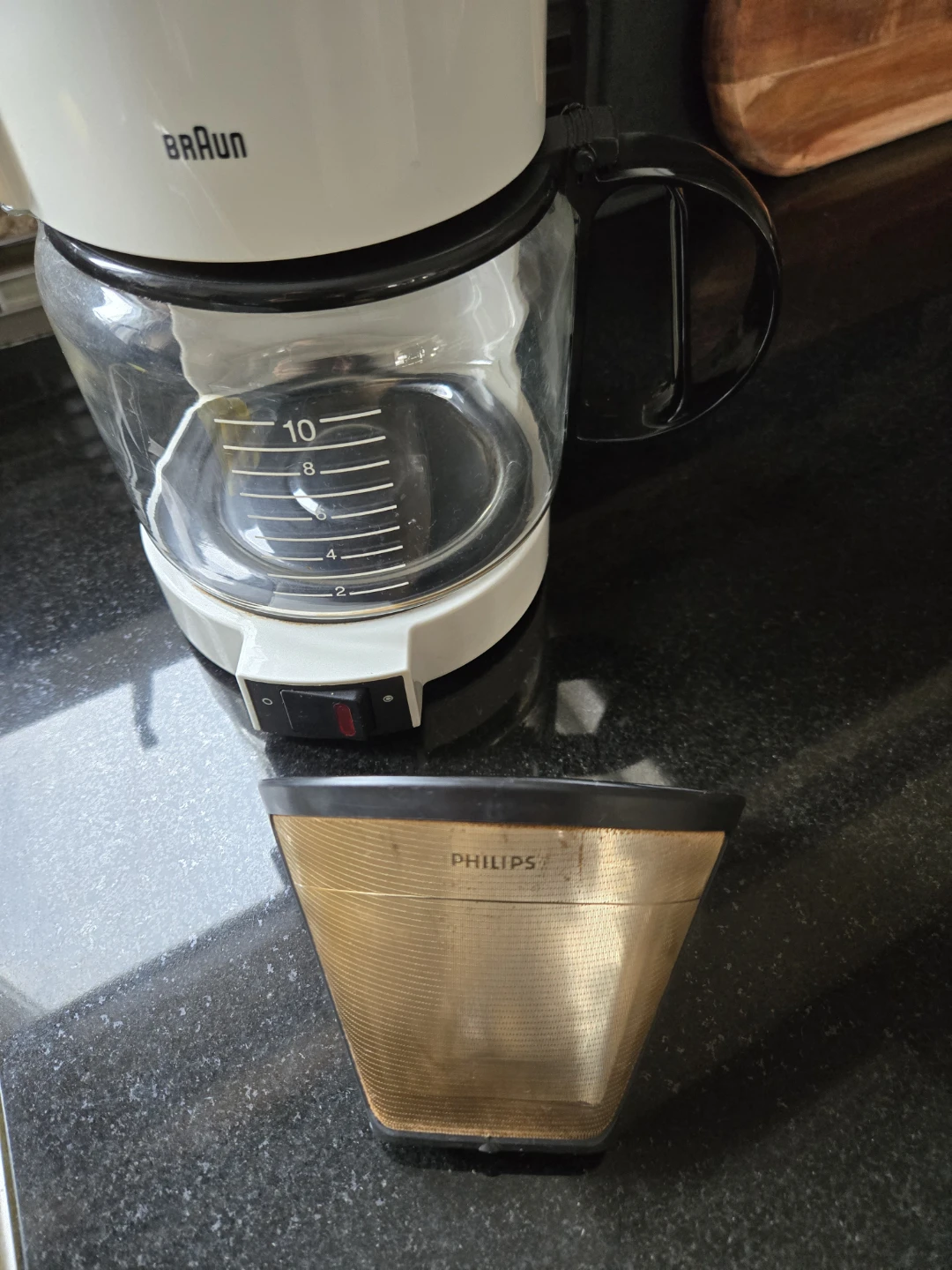 Braun Coffee Maker with Philips Reusable Filter - photo 2