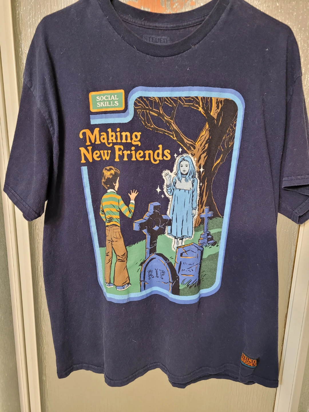 Steved Rhodes "Making New Friends" Graphic T-Shirt