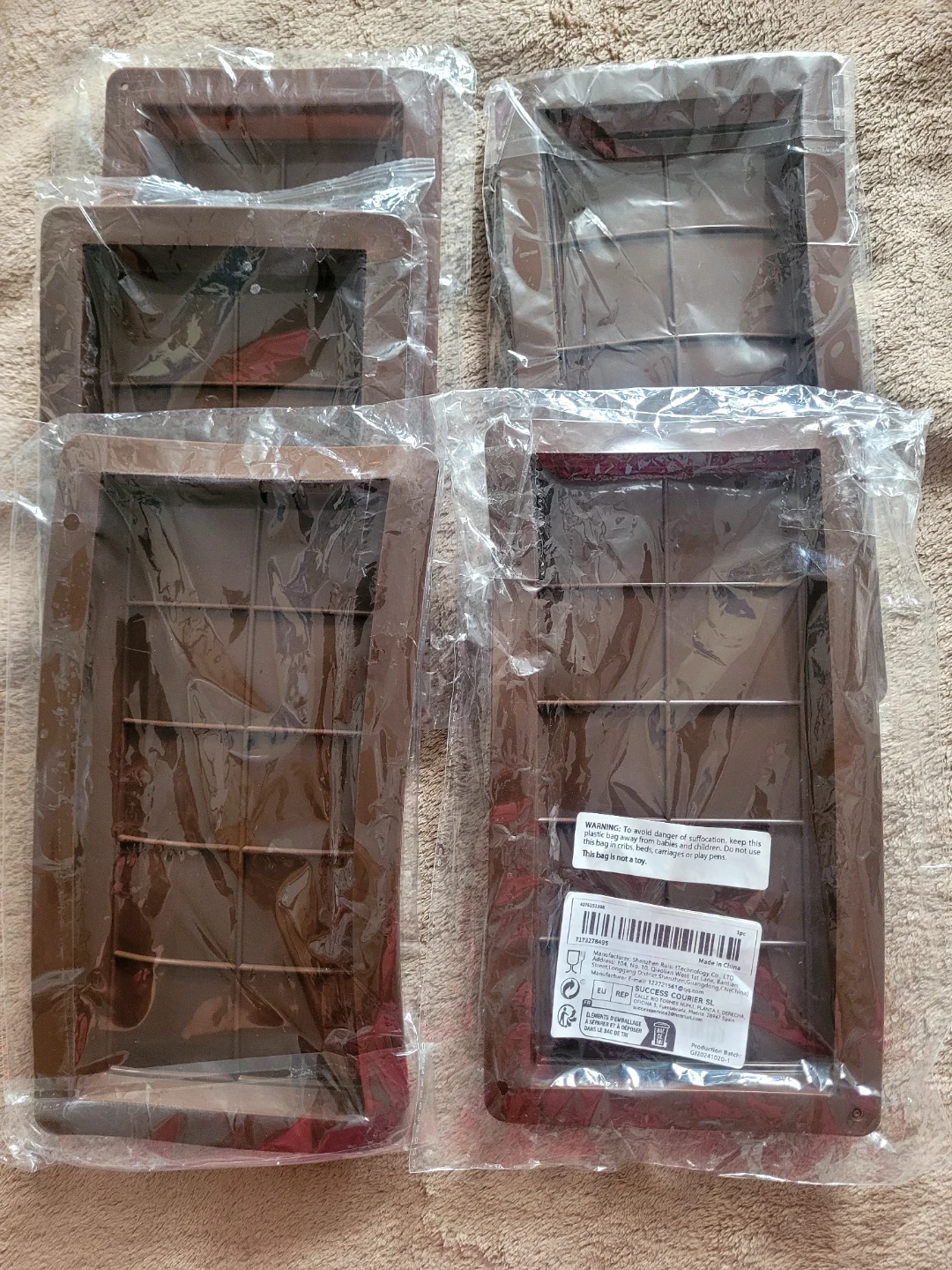 Set of 5 Chocolate Bar Molds🥕 - photo 3