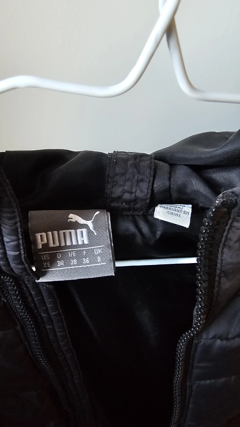 Puma Women's Black Hooded Puffer Jacket XS - photo 3