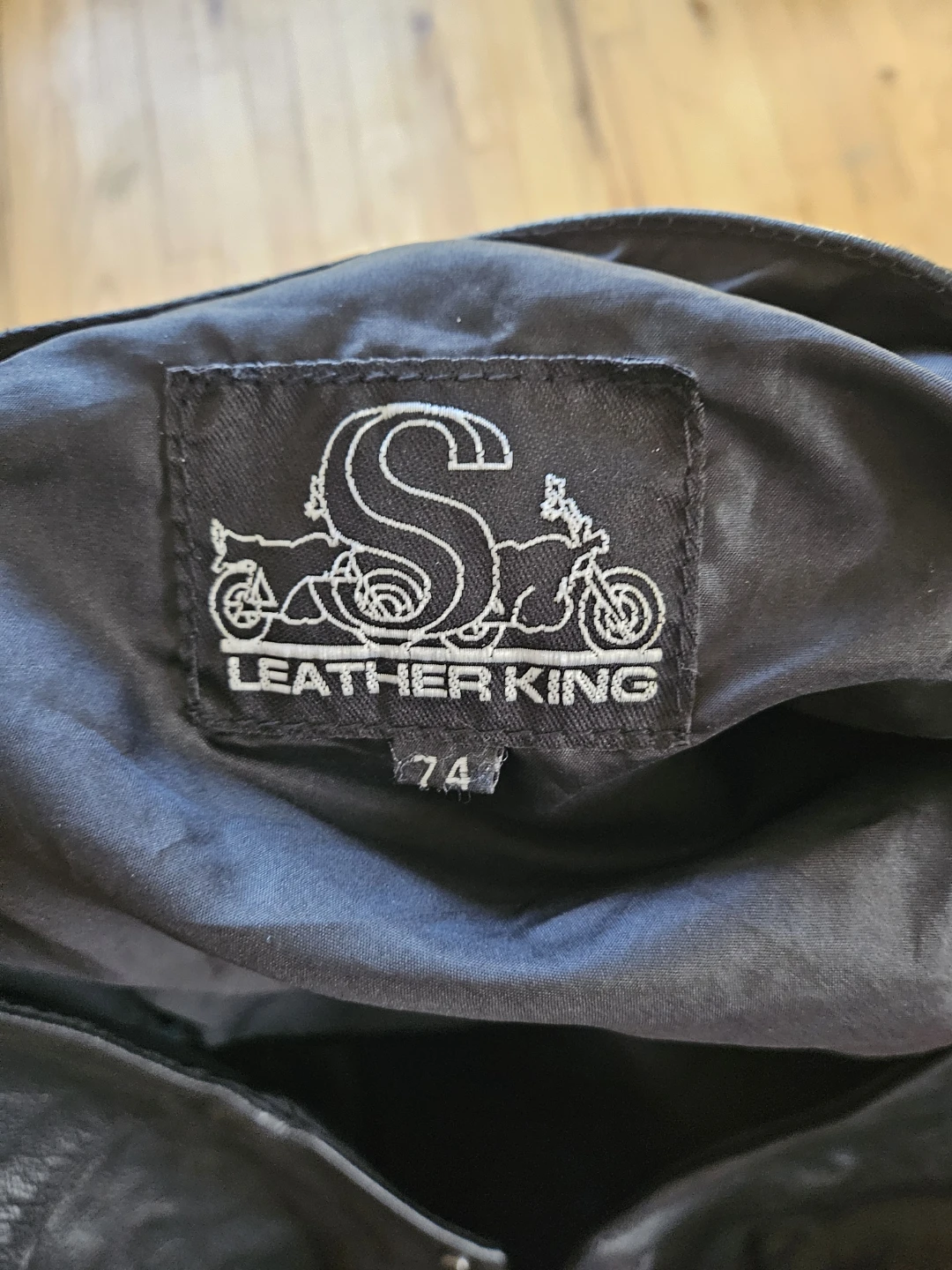 Leather King Black Leather Vest