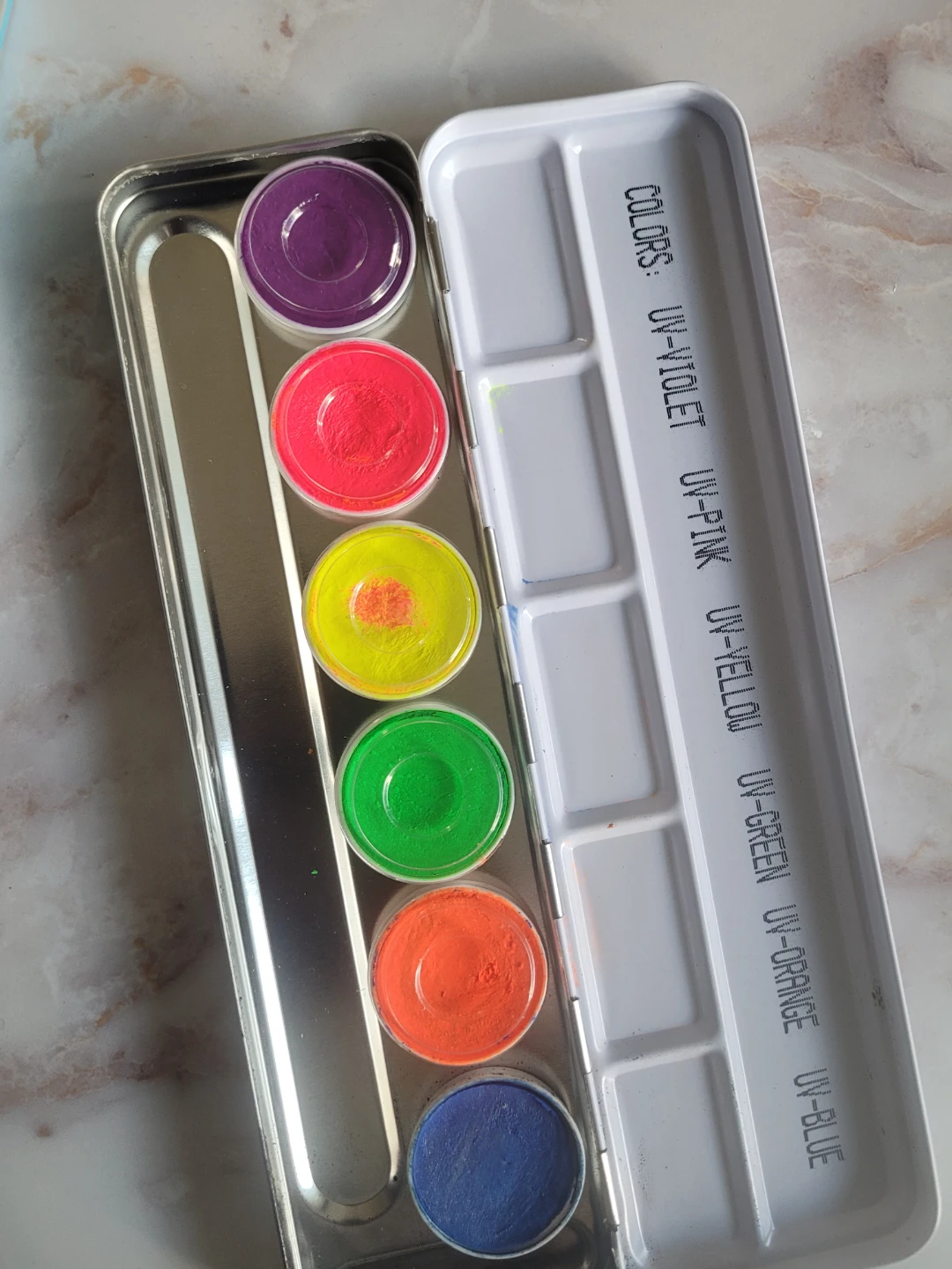 Kryolan Aquacolor Day Glow Effects Palette - photo 2