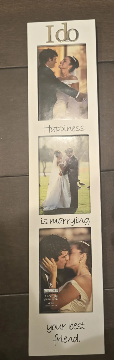 Malden "I Do Happiness is Marrying Your Best Friend" Photo Frame