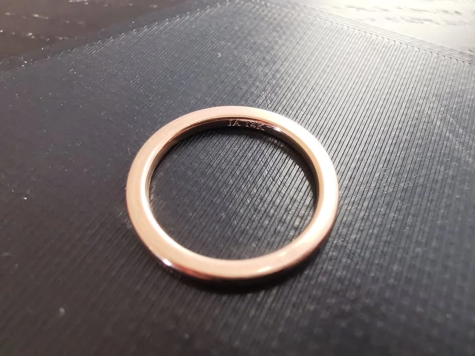 14K James Allen Rose Gold Band Ring