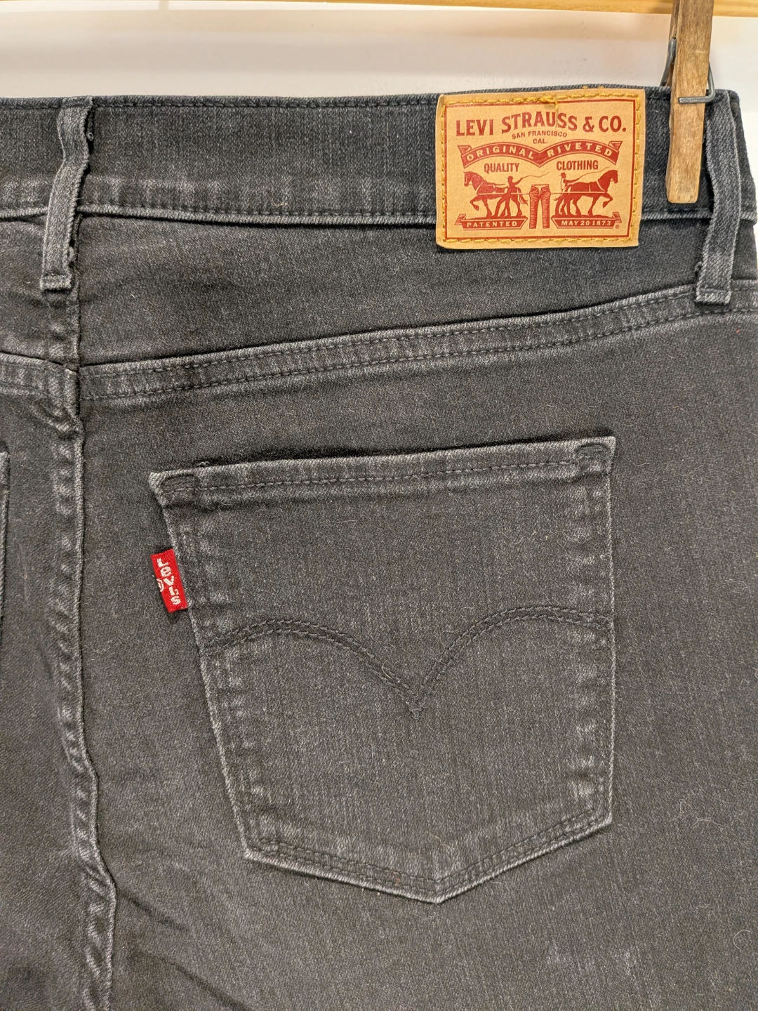 Levi's 720 skinny jeans, black, size 31 - photo 3