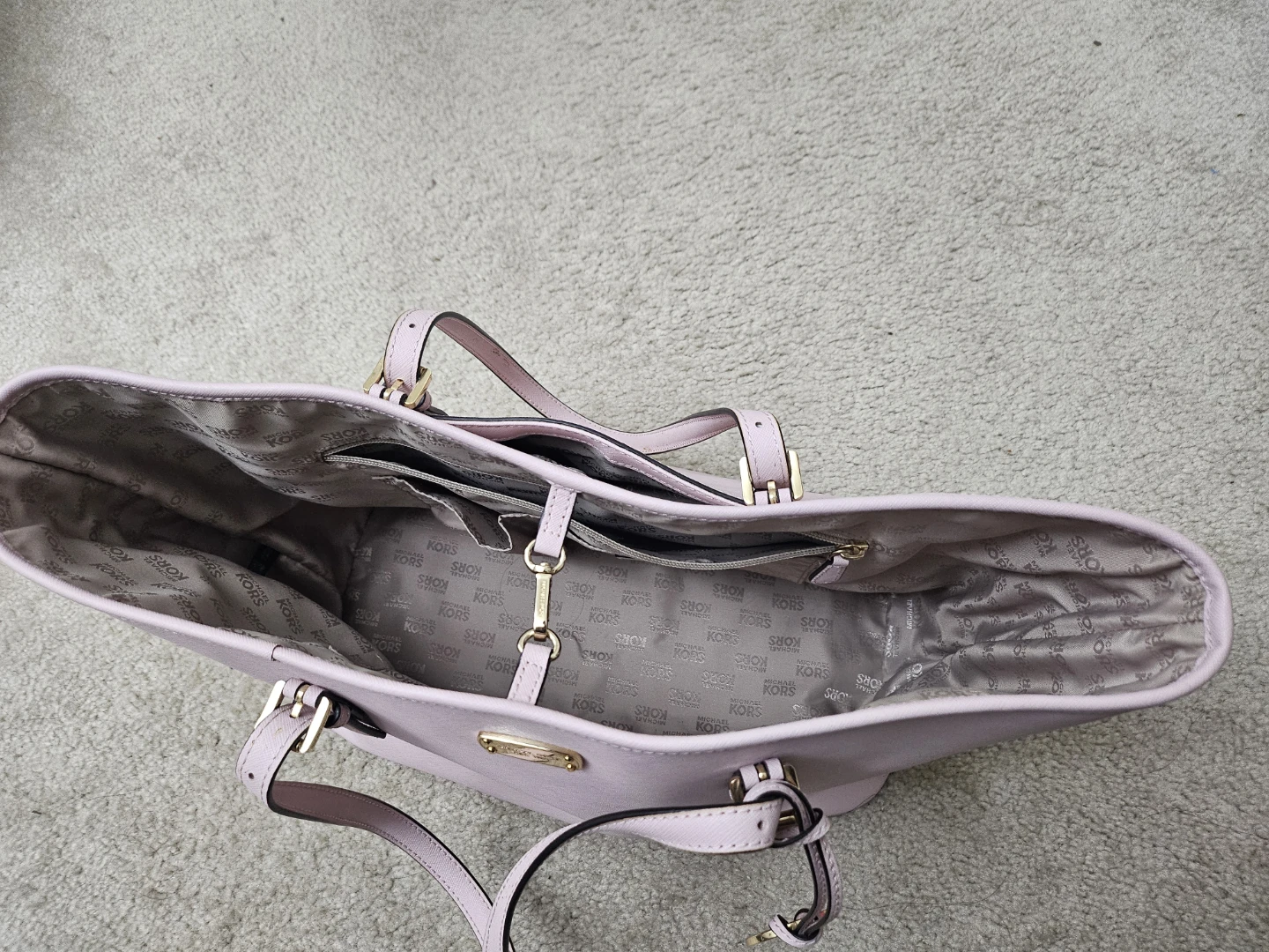Michael Kors Pink Leather Tote Bag - photo 2