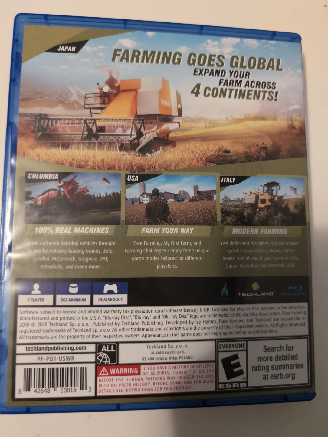 Pure Farming 2018 PS4 Video Game - photo 2