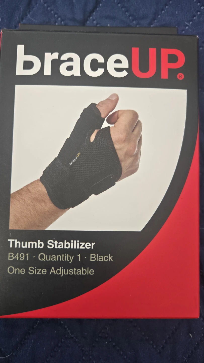 BraceUP B491 Thumb Stabilizer - Black