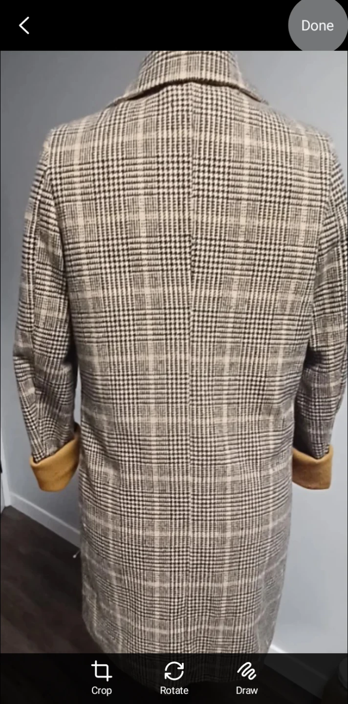 Plaid Double-Breasted Blazer - photo 2
