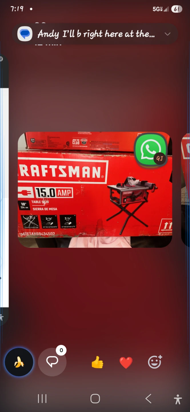 Craftsman 15.0 Amp 10" Table Saw
