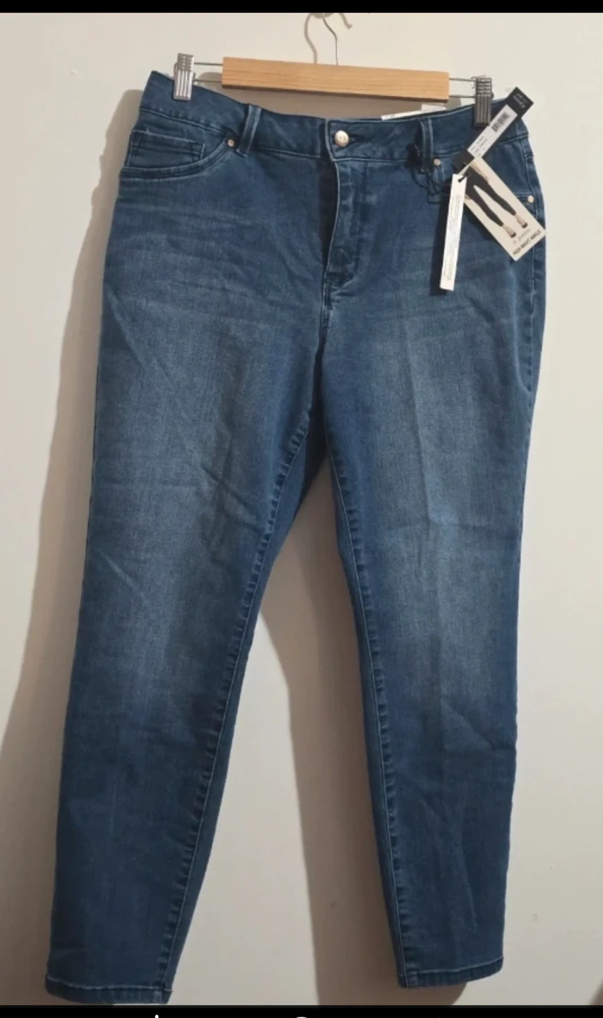 d.jeans High Waist Ankle Skinny  Jeans - Size 12