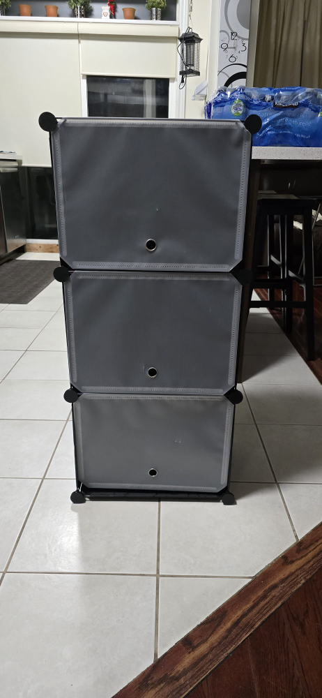 3-Tier Storage Cube Organizer