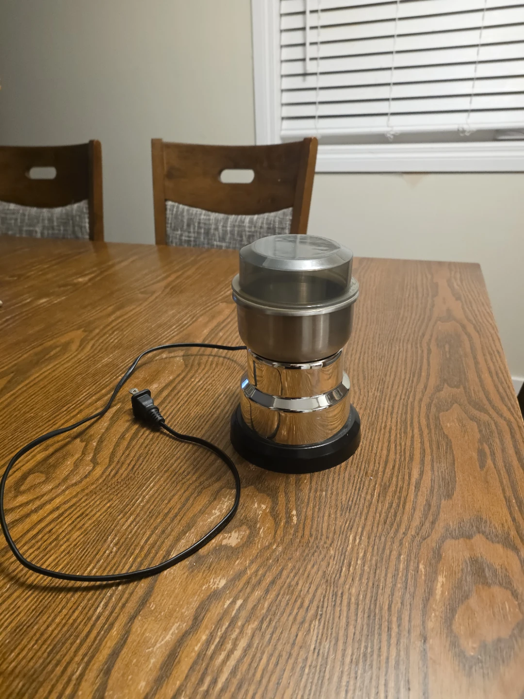 Stainless Steel Electric Coffee Grinder - photo 2