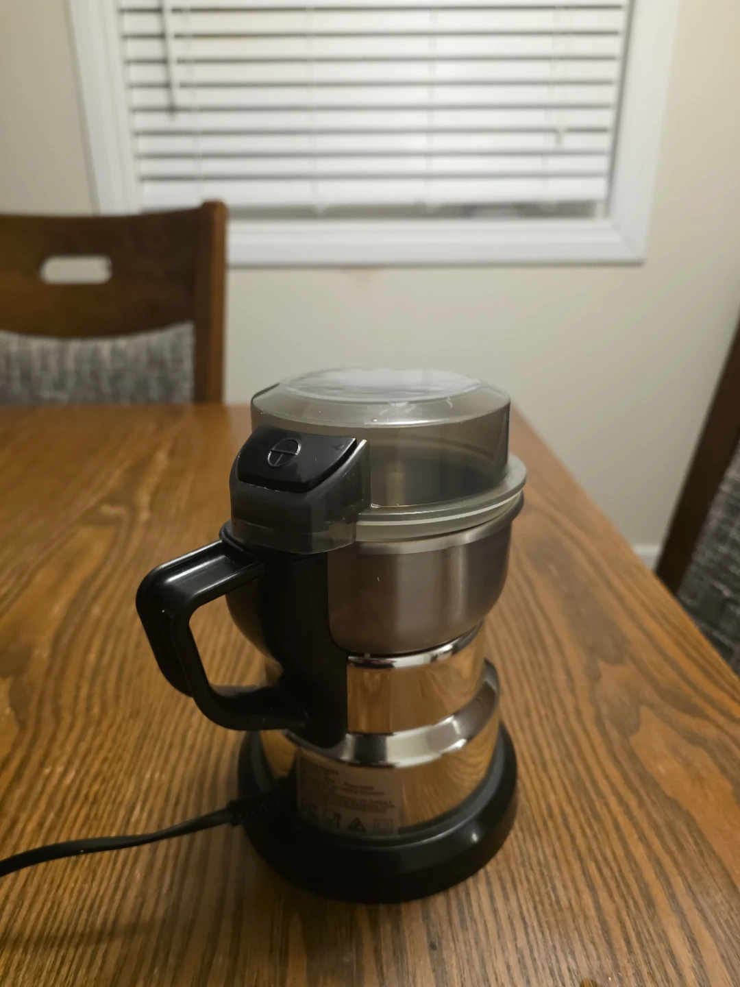 Stainless Steel Electric Coffee Grinder - photo 3