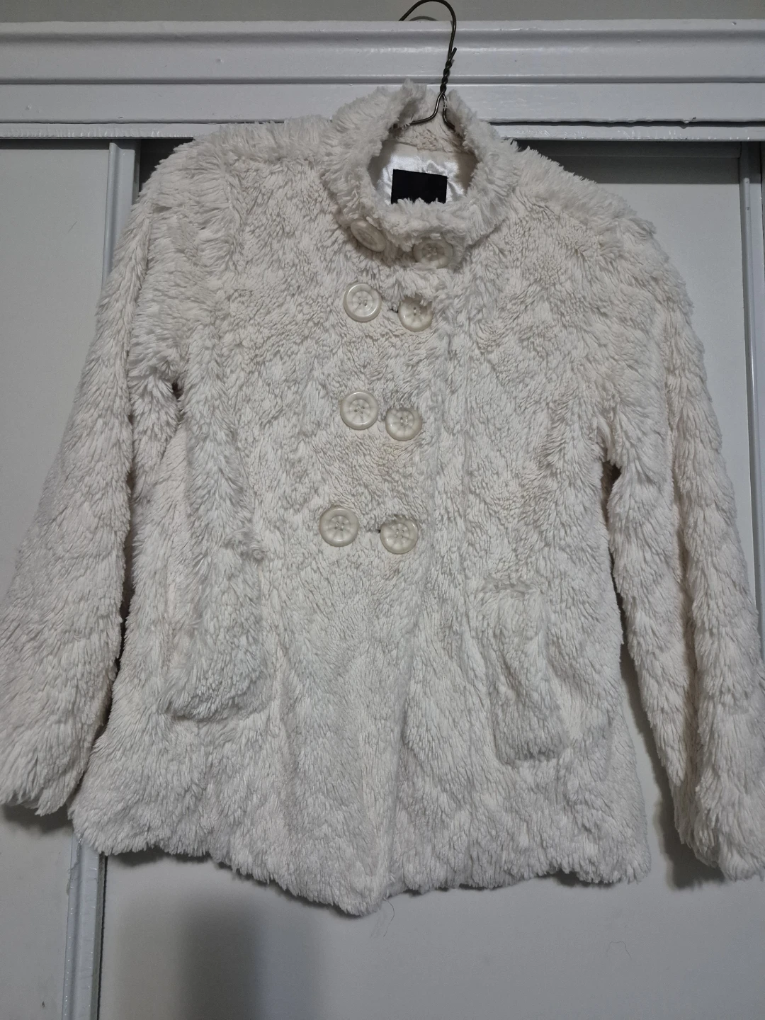 Me Jane Faux Fur Coat Size 8