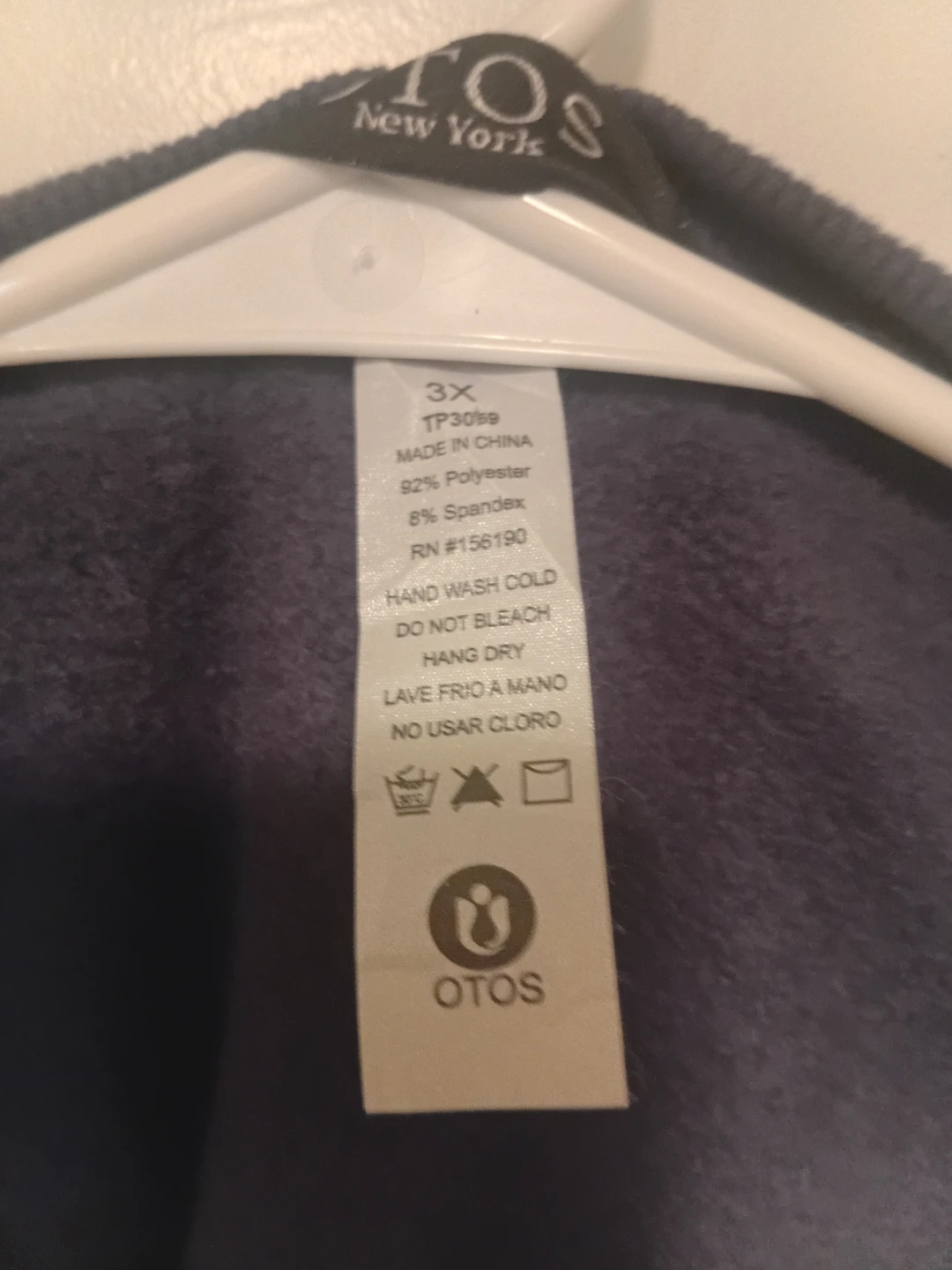 OTOs New York Paris Sport Sweatshirt 3X Navy Blue - photo 4