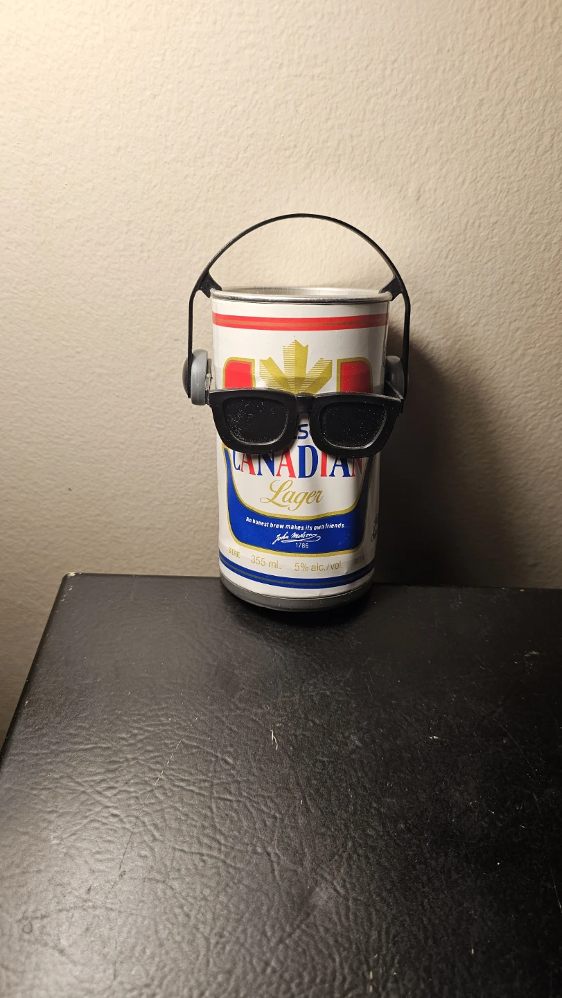 Vintage Molson Canadian Novelty Dancing Beer Can