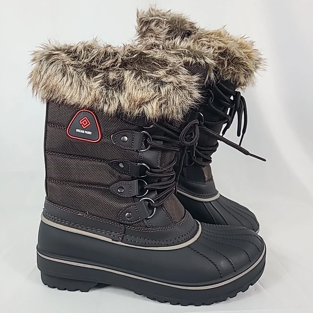 Dream Pairs Women's Snow Boots with Faux Fur