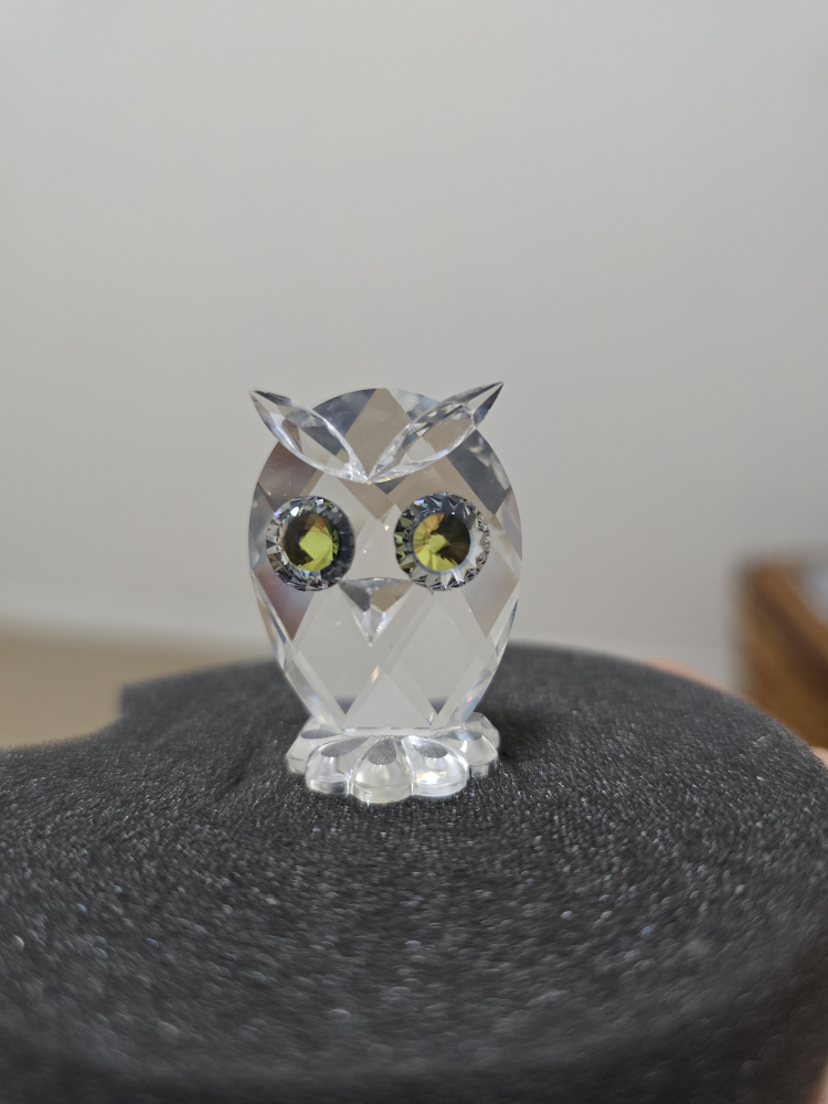 Swarovski Crystal Owl Figurine