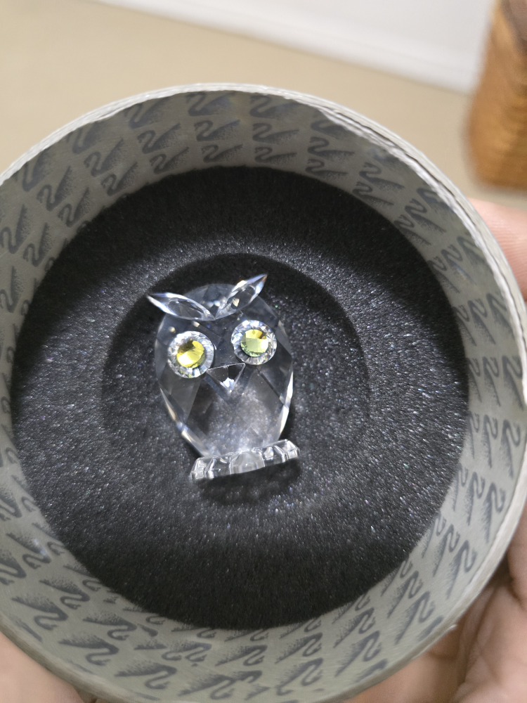 Swarovski Crystal Owl Figurine - photo 3
