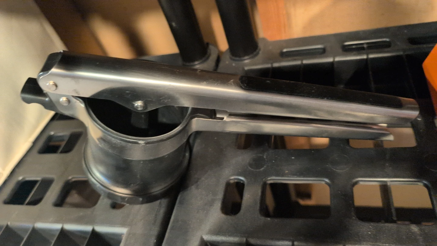 Stainless Steel Garlic Press