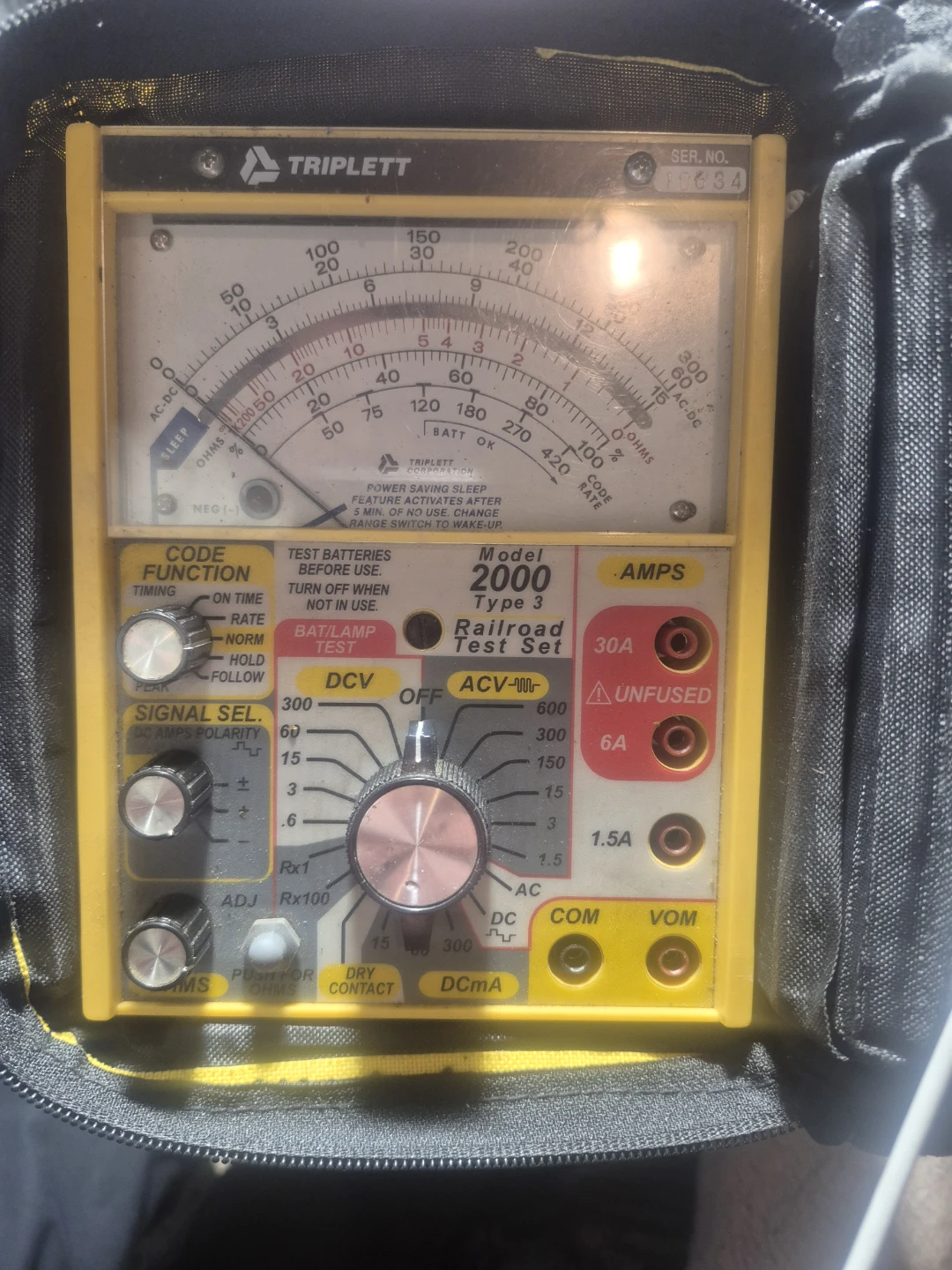 Triplett Model 2000 Type 3 Railroad Test Set