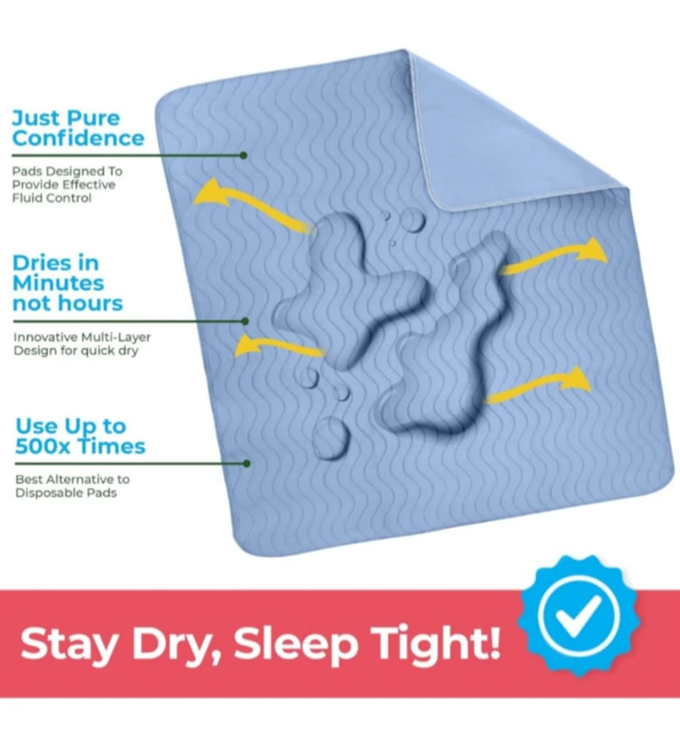 Utopia Bedding (Pack of 4) Waterproof Incontinence Pads Quil... - photo 4