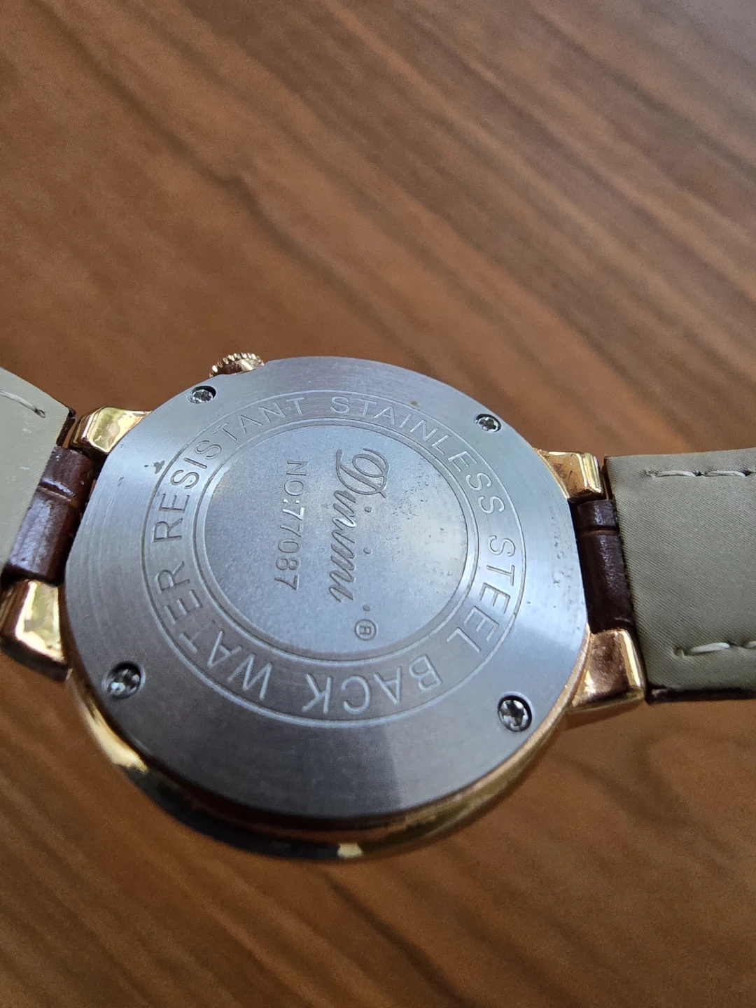 Dinimi Gold-Tone Watch with Diamond Accent - photo 2