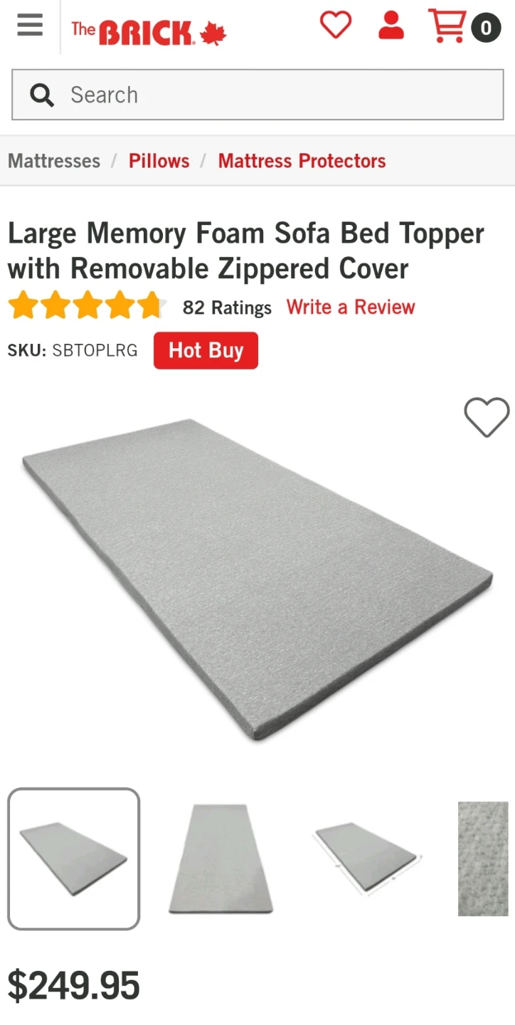 🥕 Brand New Sofa Bed Topper - photo 2