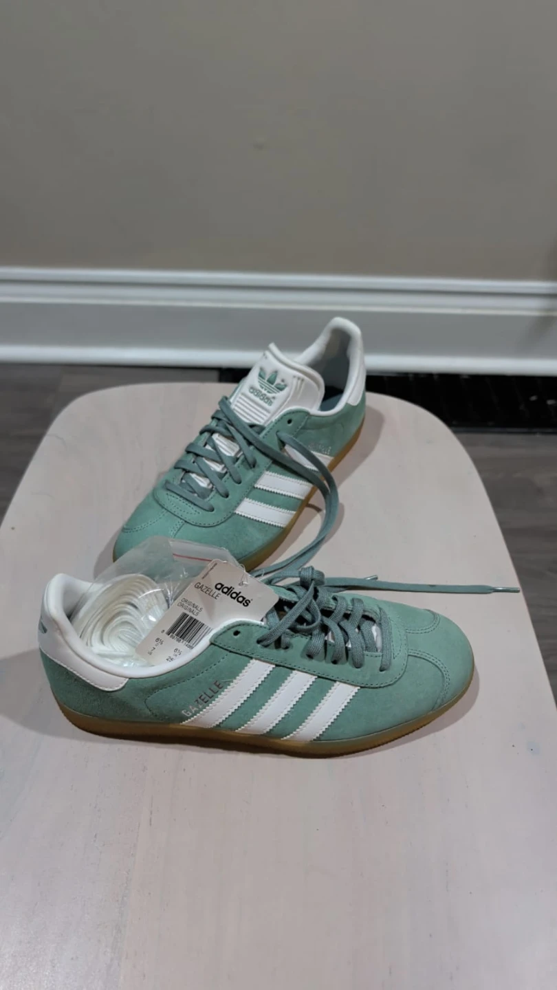 Adidas Gazelle 'Mint Green' Sneakers - Size 6.5/7