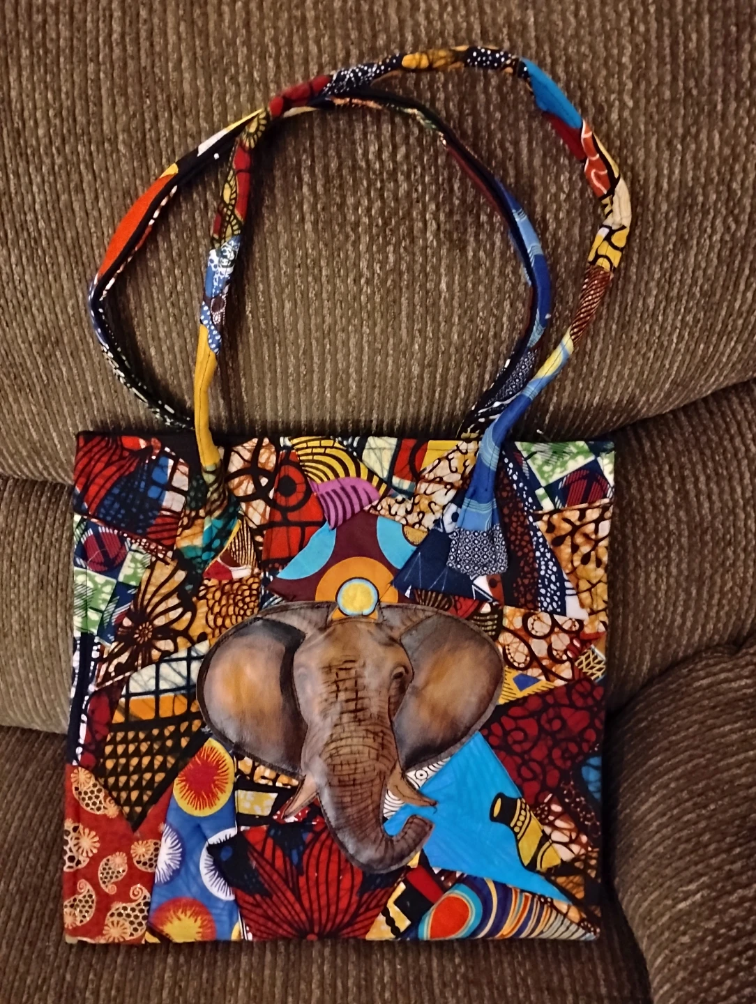 Handmade African totebag